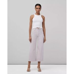 Rag & Bone Women’s Andi High-Rise Ankle Wide Leg Jeans in Lavender Size 31